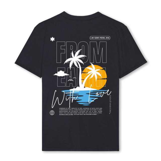 FEWLU Vintage Black Regular Tee.