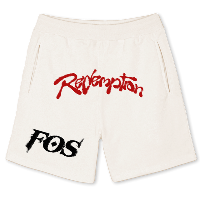 RMPTN SHOR Vintage White Sweatshorts.