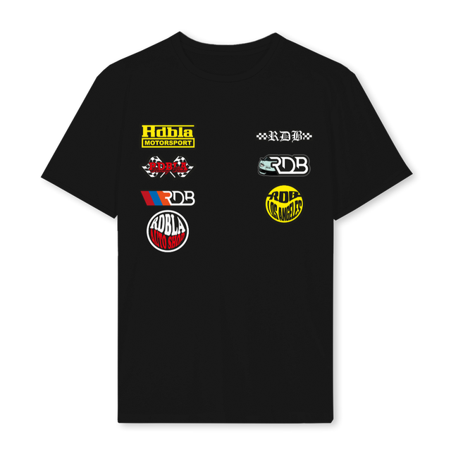 MOTORSPORT V Black Regular Tee.