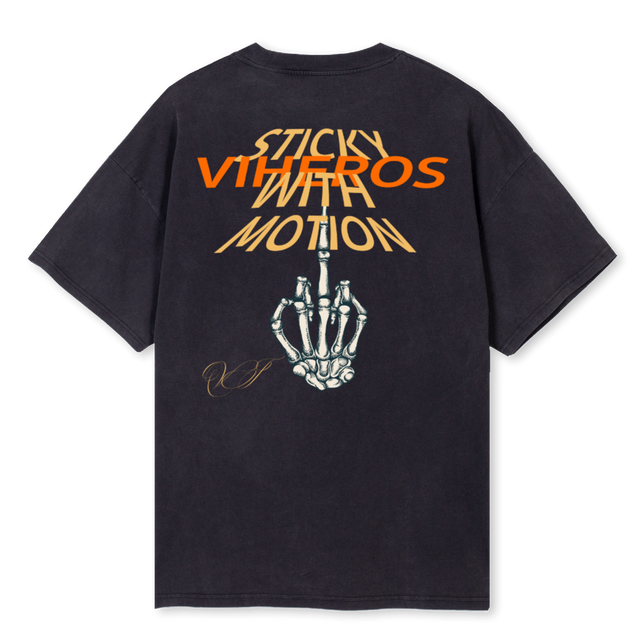 STICKY Vintage Black Oversized Tee.