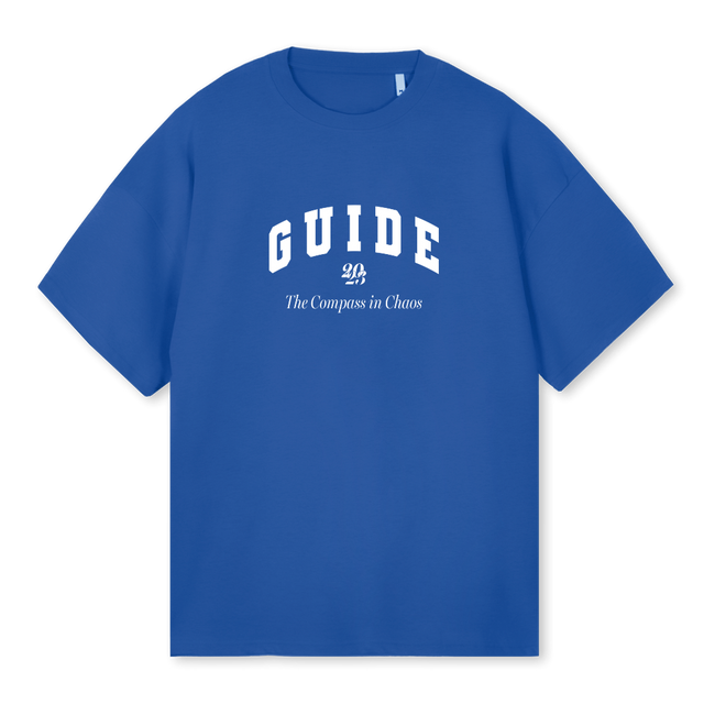 VARSTEEBLUE Cobalt Blue Oversized Tee.