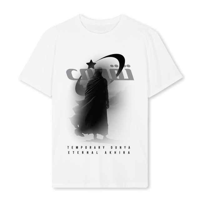 TEMPORARY ETERNAL White Regular Tee.
