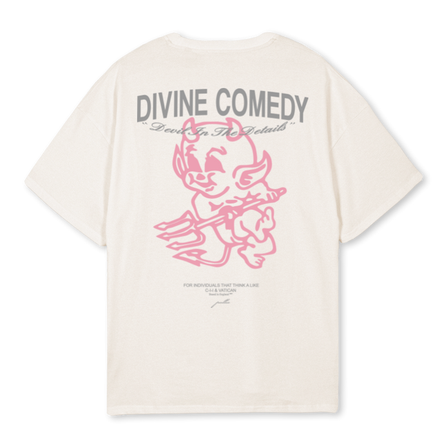 DIVINE COLLECTION Vintage White Oversized Tee.