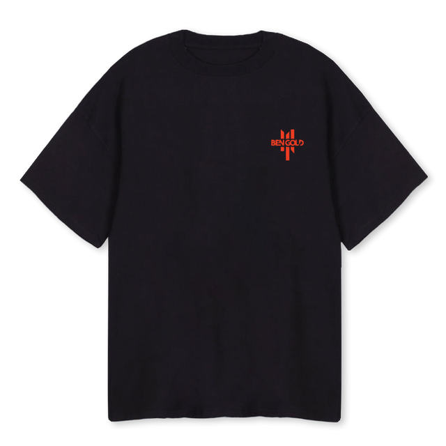 BENGOLD Black Oversized Tee.