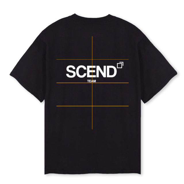 OVERSIZEDREVISED Black Oversized Tee.