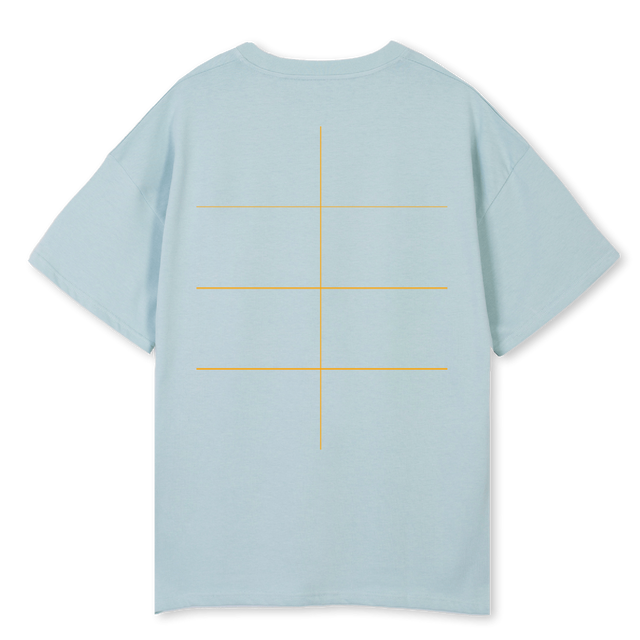 CC BLUEJ Cold Blue Oversized Tee.
