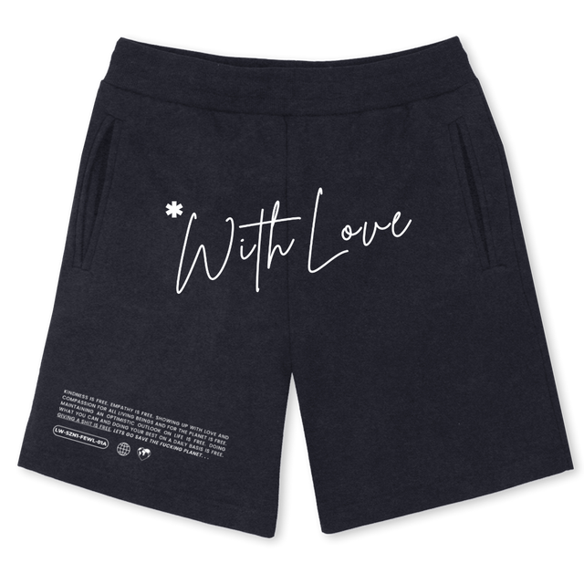 FEWLSHORTSVINTBLK Vintage Black Sweatshorts.