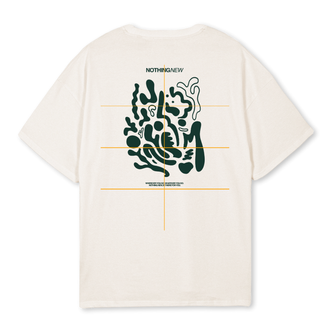 TUSCANYNEW Vintage White Oversized Tee.
