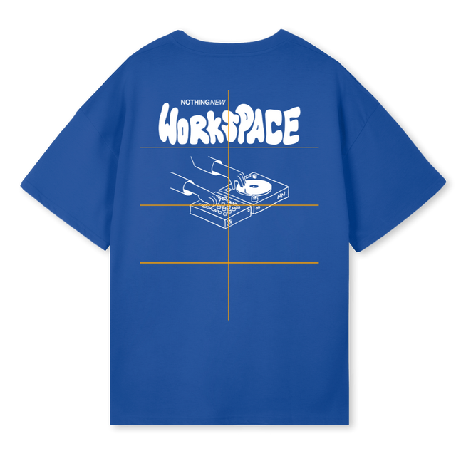 WORKSPACE Cobalt Blue Oversized Tee.