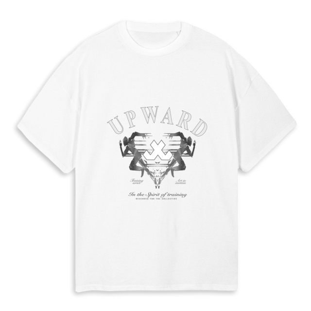 AIM WHT White Oversized Tee.
