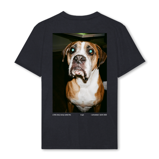 SCHWABBEL Vintage Black Regular Tee.