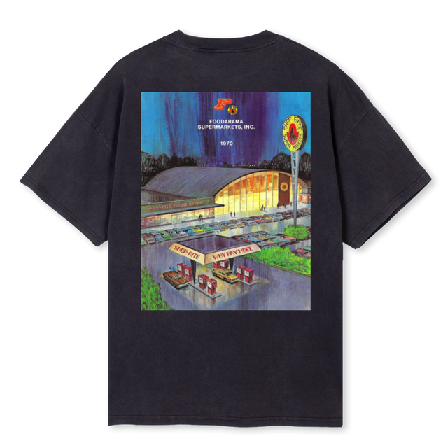 SRVINTEE Vintage Black Oversized Tee.