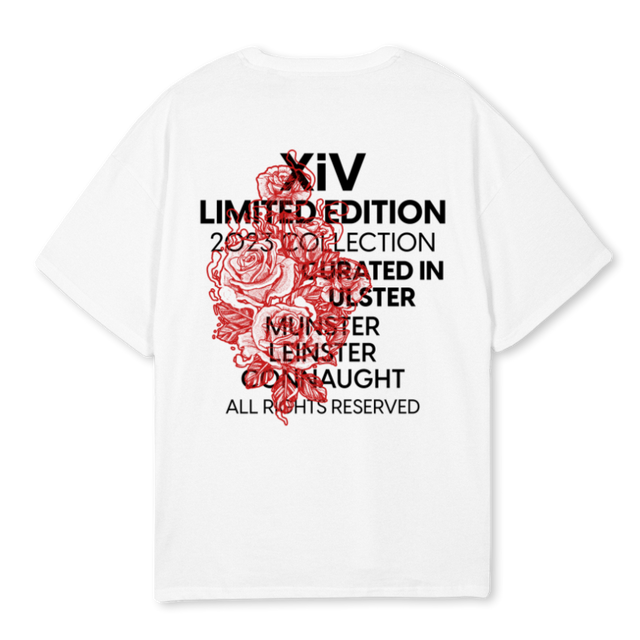 XIV LTD ED WHITEE White Oversized Tee.