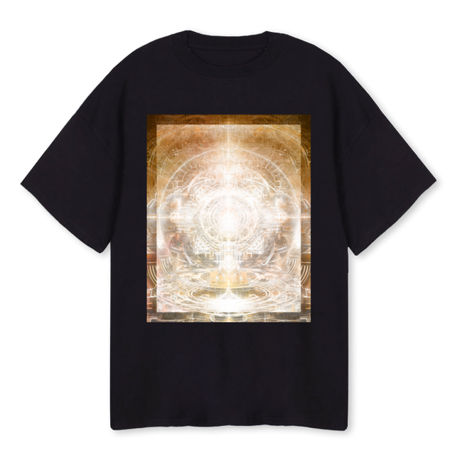 OVERSIZE ART Black Oversized Tee.