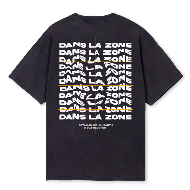 DLZ Vintage Black Oversized Tee.