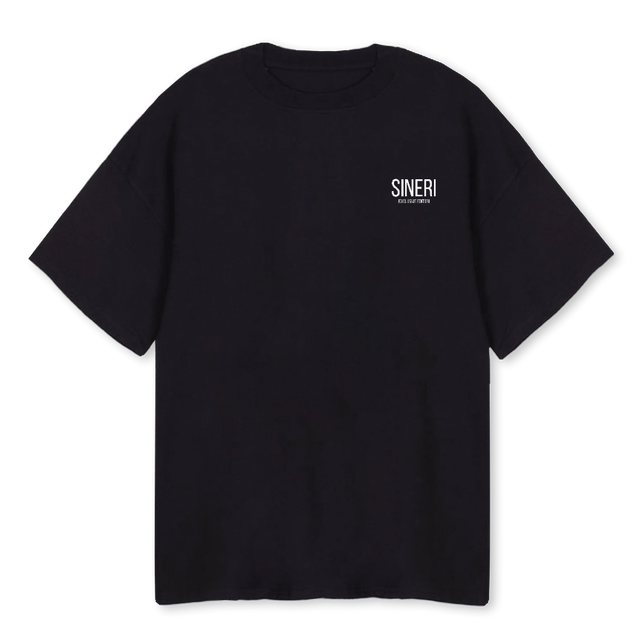 EXC EDTN SHIRT WHT Black Oversized Tee.