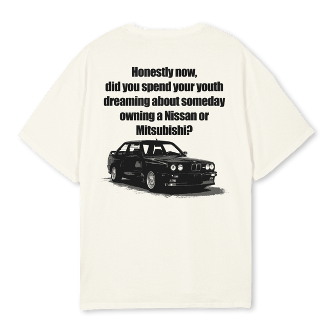 YOUTH Cream Oversized Tee.
