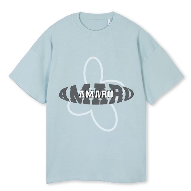 NEWFLOWER Cold Blue Oversized Tee.