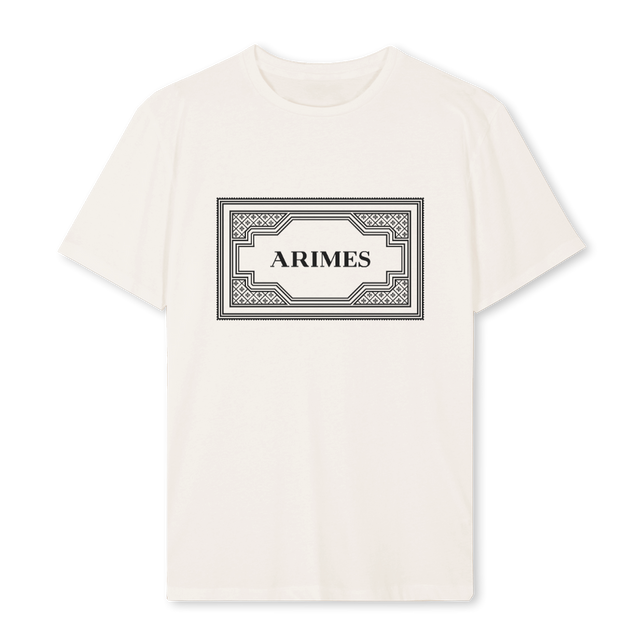 ARIMES FASHION Vintage White Regular Tee.
