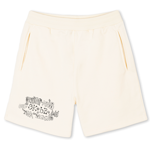 CMXSKOSHORTSG Cream Sweatshorts.