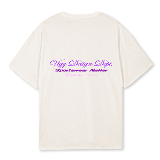 GARAGE Vintage White Oversized Tee.