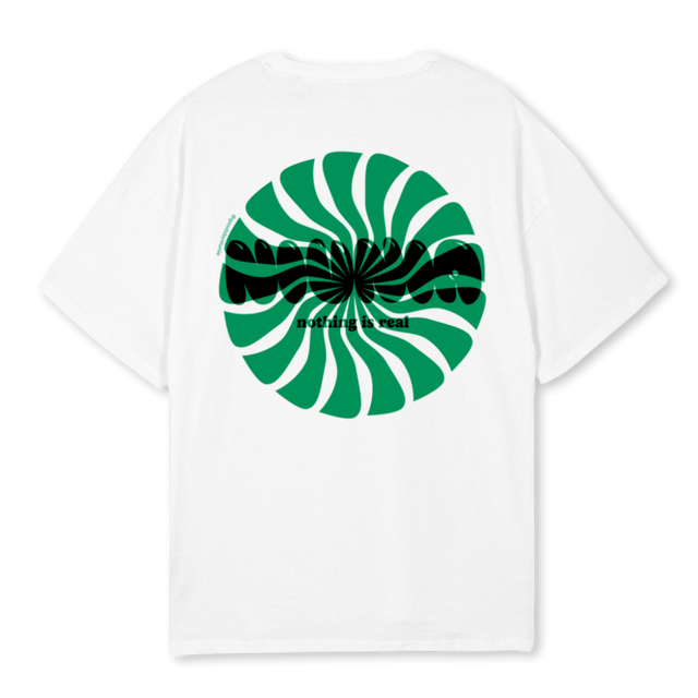 CIRCLE NIUNIA White Oversized Tee.