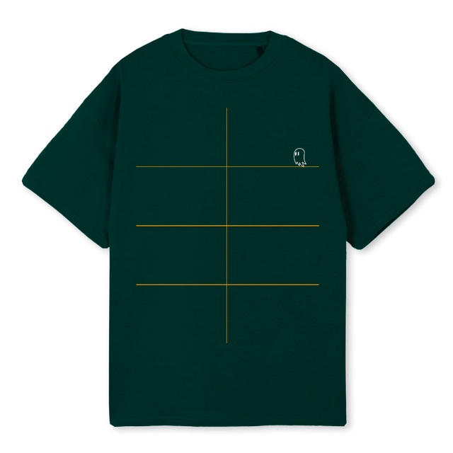 VTWO OPENING CREDITS Wild Green Oversized Tee.