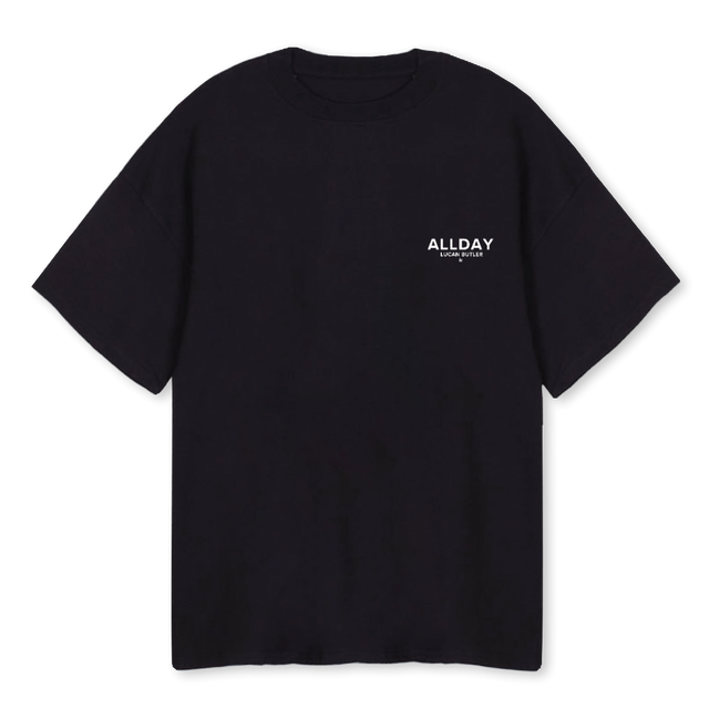 LB AD Black Oversized Tee.