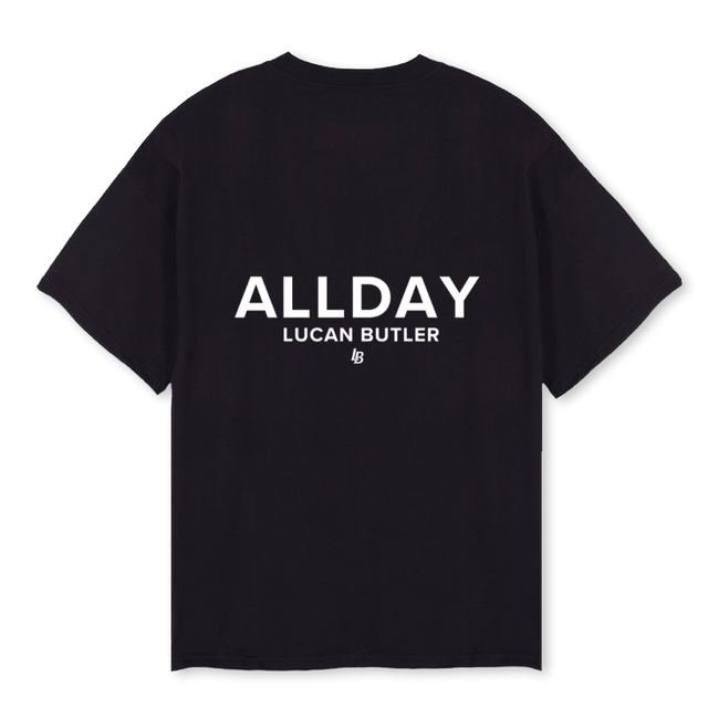 LB AD Black Oversized Tee.