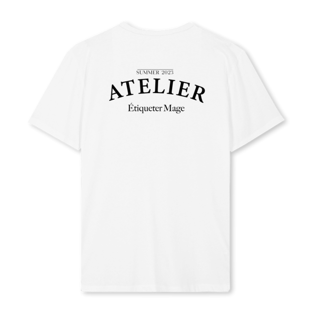 ETIQUETER WRT White Regular Tee.