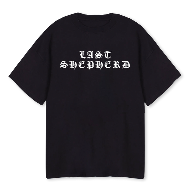 LASTSHEPHERDBLCK Black Oversized Tee.