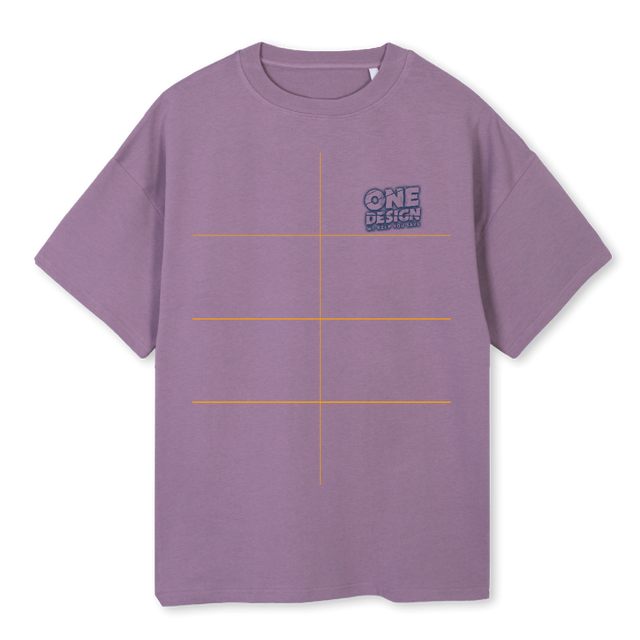 ONEDESIGNSAILPURBLE Purple Oversized Tee.