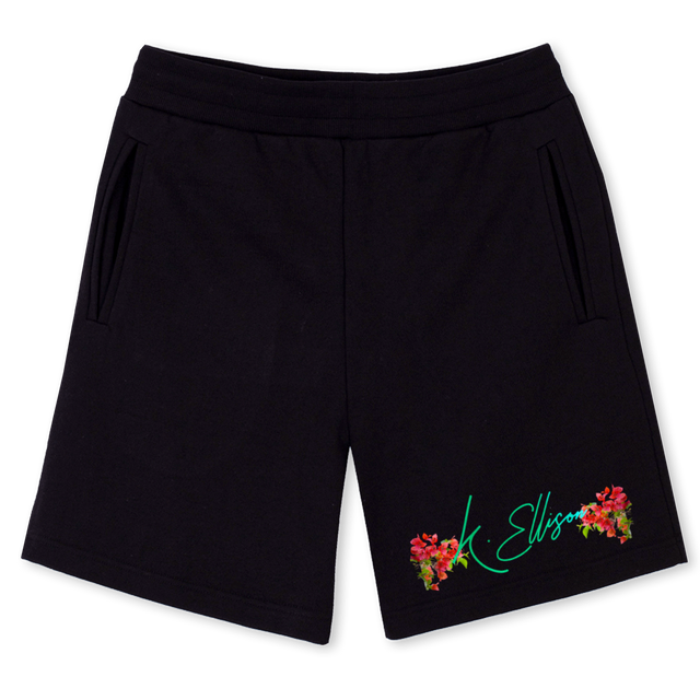 KELLIESHORTFOUR Black Sweatshorts.