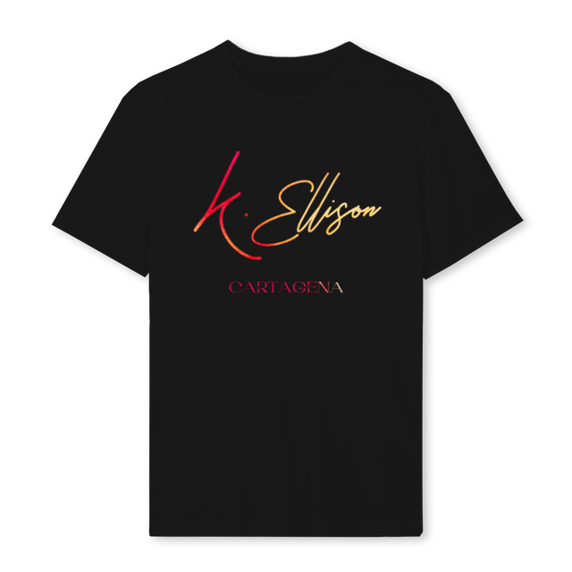 KELLIECART Black Regular Tee.