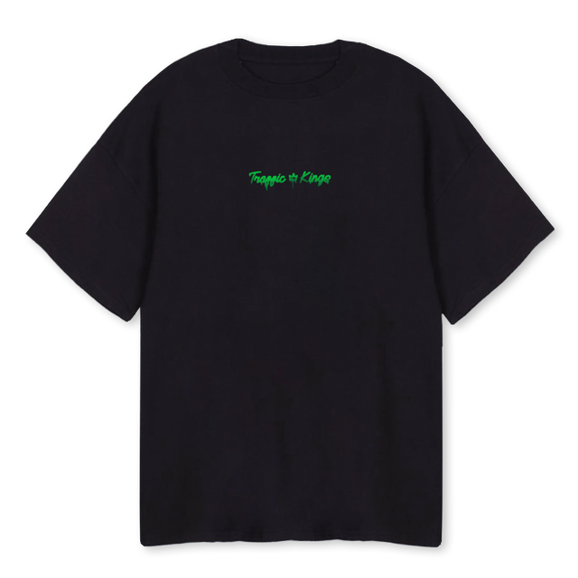 TRAFFIC KINGSII Black Oversized Tee.