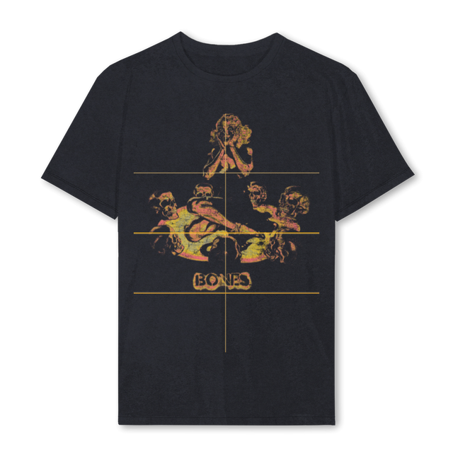 BONES WOMAN Vintage Black Regular Tee.