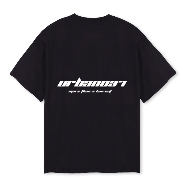 MORE UU Black Oversized Tee.