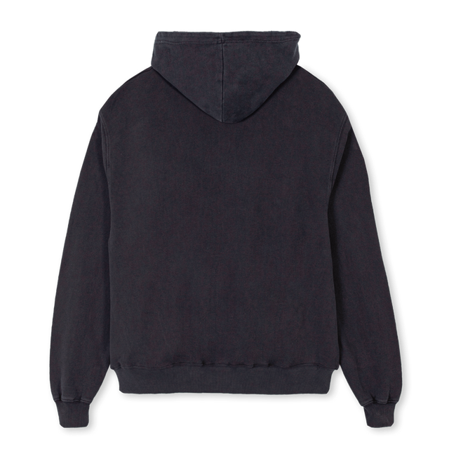 VEST WBFNBS Vintage Black Oversized Zipped Hoodie.