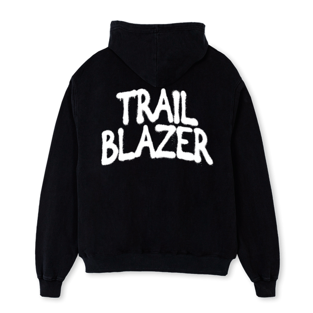 TRAILBLAZEHOODYBLACK Black Oversized Hoodie.