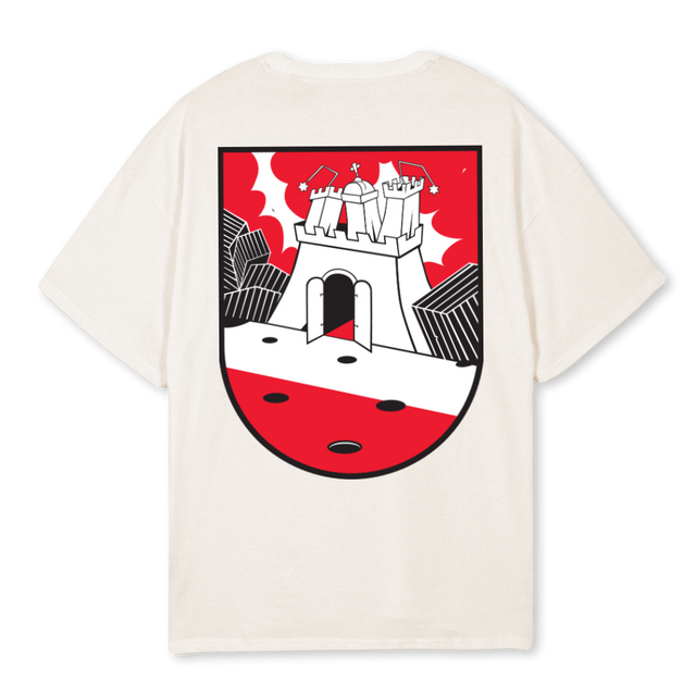 WAPPEN HH Vintage White Oversized Tee.