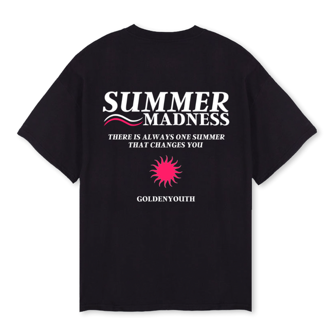 SMR MADNSS Black Oversized Tee.