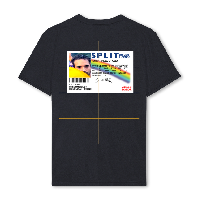 LEO B DAY Vintage Black Regular Tee.