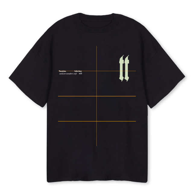 BTEE Black Oversized Tee.