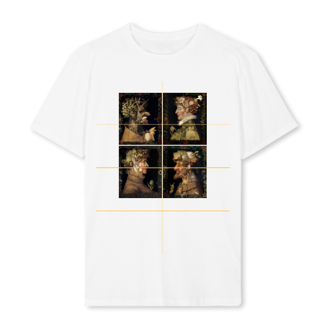 ROCCA REGULAR White Regular Tee.