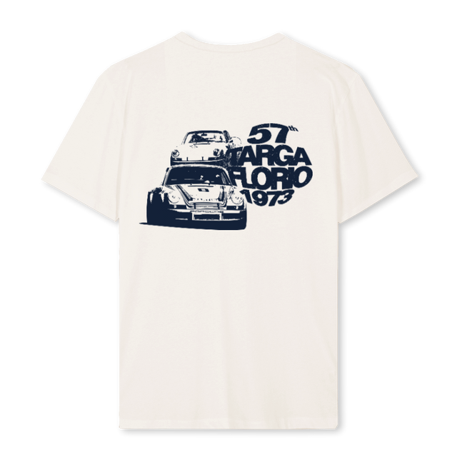 RSR TARGA FLORIO Vintage White Regular Tee.