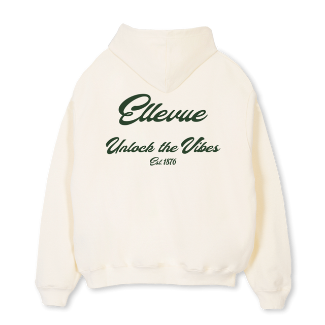 OLIVE Cream Oversized Hoodie.