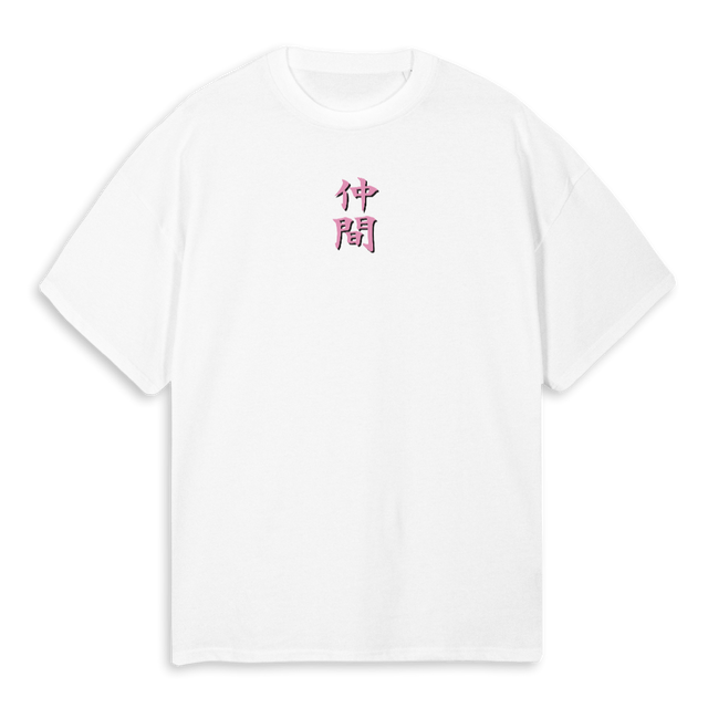 KANJIXWHITE White Oversized Tee.