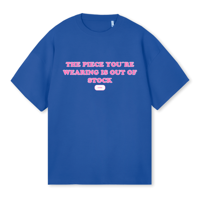 BLUESTOCK Cobalt Blue Oversized Tee.