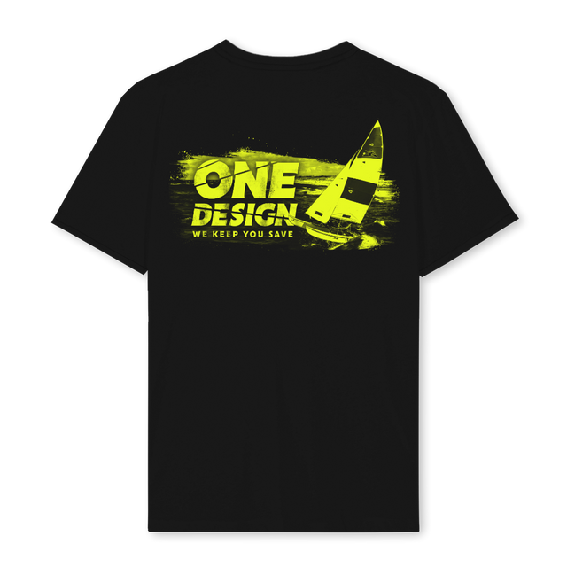 ONEDBLACKYELLOW Black Regular Tee.