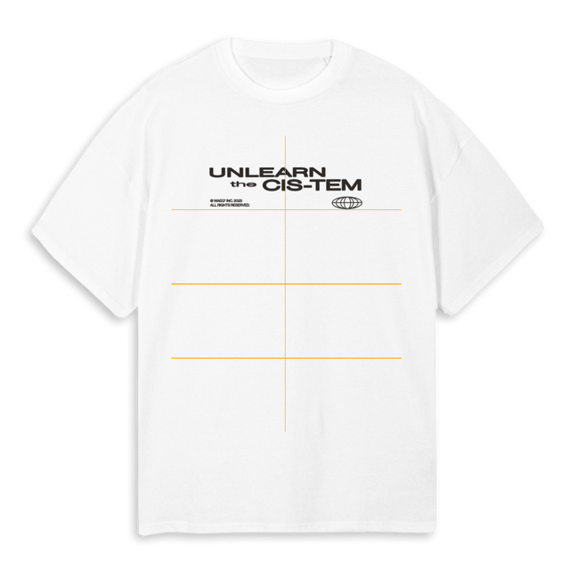 WAEWHITE White Oversized Tee.